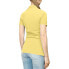 Page & Tuttle Solid Jersey Short Sleeve Polo Shirt Womens Yellow Casual P39919-S