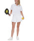 ფოტო #5 პროდუქტის Women's Tech Piqué Short-Sleeve Cropped Polo Shirt