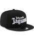 Фото #3 товара Men's Black Jacksonville Jaguars Gothic Script 9fifty Snapback Hat