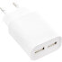 Фото #1 товара InLine USB Power Adapter DUO - 2 Port 100-240VAC to 5V / 2.1A white