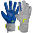 Перчатки вратаря Reusch Attrakt Freegel Fusion Goaliator Голкиперские серо-синие 5270995 6006 10 - фото #1