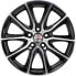Фото #2 товара Колесный диск литой R-Style Wheels SR13 black front polished 8x17 ET30 - LK5/112 ML70.4