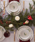 Фото #4 товара French Perle Berry Holiday Dinner Plates Set, Set of 4