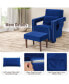 Фото #17 товара Modern Berber Fleece Single Sofa Chair Ottoman & Waist Pillow