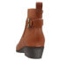 Фото #4 товара Aerosoles 40CHERRE01LW Brown Leather Women's Ankle Zip Bootie Boot Size US 10 W