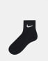 Фото #9 товара Nike Training unisex 3 pack ankle socks in black