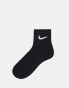 Nike Training Everyday Lightweight 3 pack ankle socks in black