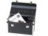 Hepco&Becker KOFFER AZUBI - Werkzeugtasche Leder schwarz 420x250x160 mm