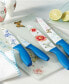 Фото #2 товара Butterfly Meadow Kitchen Set/4 Printed Knife, Created for Macy's