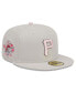 Фото #1 товара Men's Khaki Pittsburgh Pirates 2023 Mother's Day On-Field 59FIFTY Fitted Hat