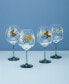 Фото #3 товара Butterfly Meadow Balloon Wine Glasses, Set of 4