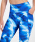 Фото #4 товара Women's Shibori Wave 7/8 Leggings, Created for Macy's