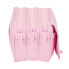 Фото #8 товара Тройной пенал Benetton Pink Розовый (21,5 x 10 x 8 cm)