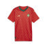 Фото #1 товара Puma Frmf Wwc V Neck Short Sleeve Soccer Home Jersey Womens Red 77464701