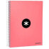Фото #1 товара ANTARTIK Spiral notebook A4 micro lined cover 120h 100gr square 5 mm 5 band 4 holes