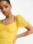 Фото #2 товара Anaya tulle maxi dress with sweetheart neckline in yellow