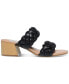 Фото #2 товара Women's Stacey Plush Braided Sandals
