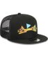 Men's Black CatDog Trucker 9FIFTY Snapback Hat