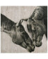 Фото #1 товара "Horse Love Portrait" Fine Giclee Printed Directly on Hand Finished Ash Wood Wall Art, 32" x 32" x 1.5"