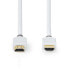 Фото #2 товара Кабель HDMI Nedis CVBW34000WT50 - 5 м - HDMI Type A (Стандартный) - HDMI Type A (Стандартный) - 3D - 18 Gbit/с - белый