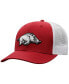 ფოტო #1 პროდუქტის Men's Cardinal, White Arkansas Razorbacks Trucker Snapback Hat