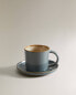 Фото #4 товара Teacup and saucer with contrast rim