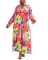 Фото #1 товара Nino Balcutti Plus Maxi Dress Women's 18