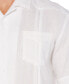Men's Big & Tall Short-Sleeve 4-Pocket 100% Linen Guayabera Shirt