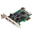 Фото #1 товара StarTech.com 4 Port PCI Express Low Profile High Speed USB Card - PCIe - USB 2.0 - Green - CE - FCC - REACH - TAA - VIA/VLI - VT6212 - 0.48 Gbit/s