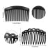 Pack of 24 French Side Hair Comb Clip Set Plastic Rotating Comb Hair Clip Combs Accessories with 11/23 Teeth French Hair Side Combs for Girls Women
