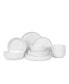 Natural White 16-Pc Dinnerware Set, Service for 4