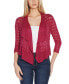 Women's Pointelle Stich Flowy Open Cardigan