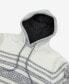 ფოტო #4 პროდუქტის Men's Stripe Pattern Hooded Sweater