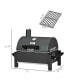 Фото #3 товара 235 sq.in. Charcoal Tabletop BBQ Grill