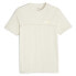 Фото #1 товара Puma Essentials Minimal Gold Logo Crew Neck Short Sleeve T-Shirt Mens Off White