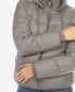 Фото #7 товара Women's Full Front Zip Hooded Bomber Puffer Jacket