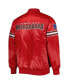 Фото #4 товара Men's Red Tampa Bay Buccaneers The Pick and Roll Full-Snap Jacket