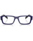 ფოტო #2 პროდუქტის Men's Rectangle Eyeglasses, PR 07ZV55-O