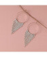 ფოტო #3 პროდუქტის Women's Silver Bling Drop Earrings