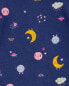 Baby 4-Piece Glow Space 100% Snug Fit Cotton Pajamas 18M