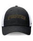 Фото #3 товара Men's Black Pittsburgh Pirates Evergreen Wordmark Trucker Adjustable Hat