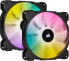 Фото #3 товара Corsair iCUE SP140 RGB Elite Performance 140 mm PWM Fan Pack of 2 with iCUE Lighting Node Core (CORSAIR AirGuide Technology, Eight Controllable RGB LEDs, Quiet 18 dBA, Up to 1,200 rpm) Black