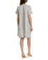 Фото #2 товара Lafayette 148 New York Pintuck Linen Dress Women's Grey Xl