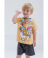 ფოტო #5 პროდუქტის Boys Chase Marshall Rubble T-Shirt and Shorts Outfit Set to