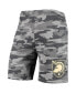 Men's Charcoal and Gray Army Black Knights Camo Backup Terry Jam Lounge Shorts