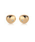 ფოტო #1 პროდუქტის Polished Pebble Single Crystal Stud Earrings