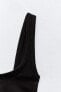 Фото #11 товара Платье облегающего кроя со сборками ZARA
