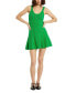 ფოტო #9 პროდუქტის Women's Chunky Knit Thin Strap Flare Mini Dress