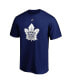 ფოტო #3 პროდუქტის Men's Auston Matthews Blue Toronto Maple Leafs Big and Tall Name and Number T-shirt