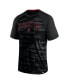 Men's Black Alabama Crimson Tide Arch Outline Raglan T-shirt